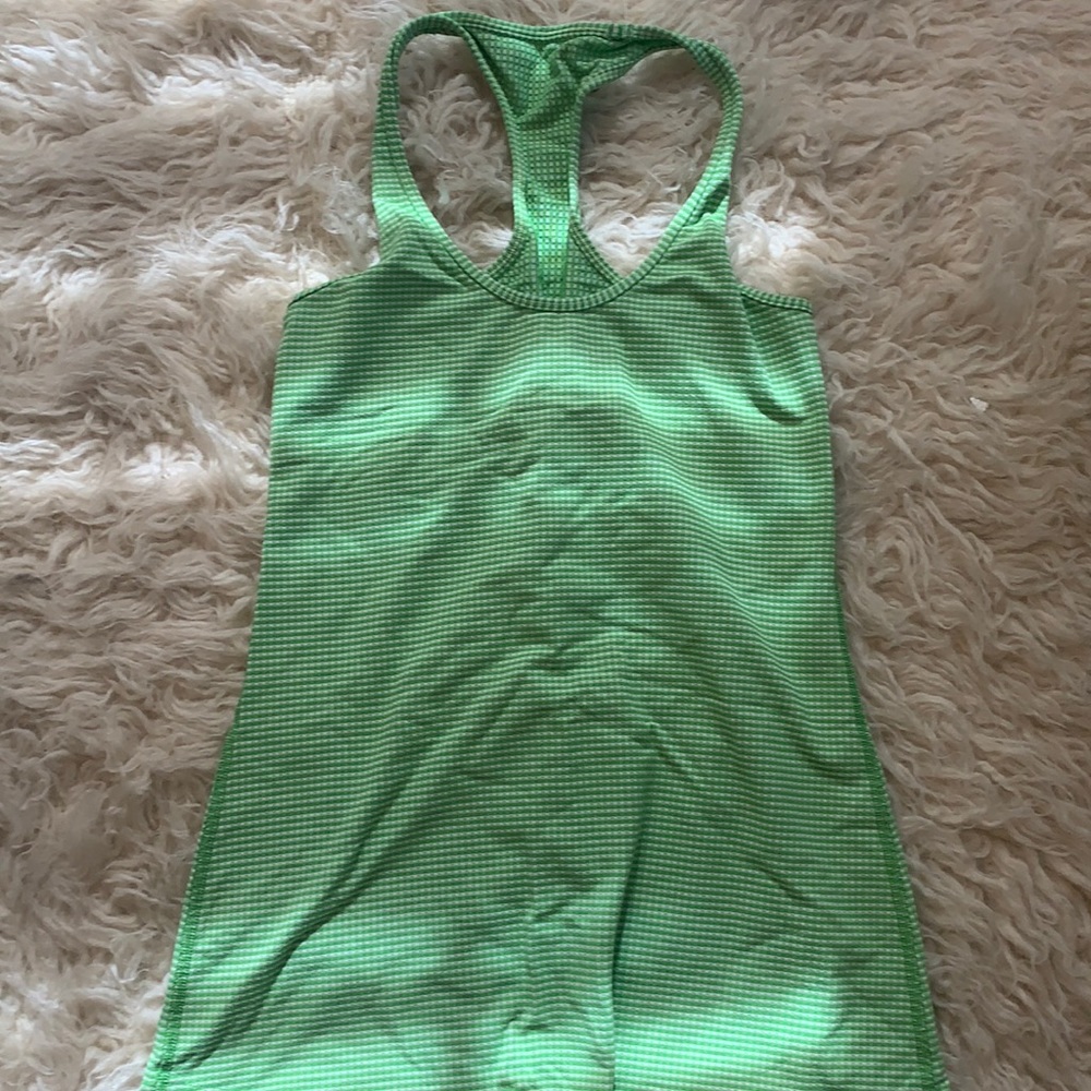 Lululemon Gingham tank top